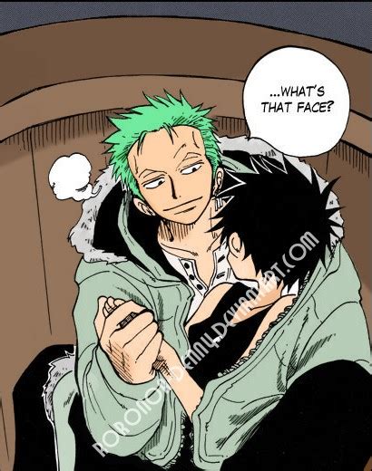 zoro x luffy doujinshi